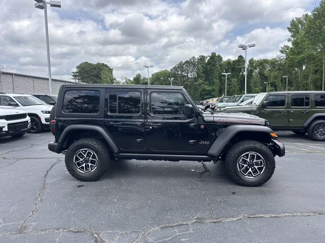 2024 Black Clearcoat Jeep Wrangler Rubicon 4X4 Convertible
