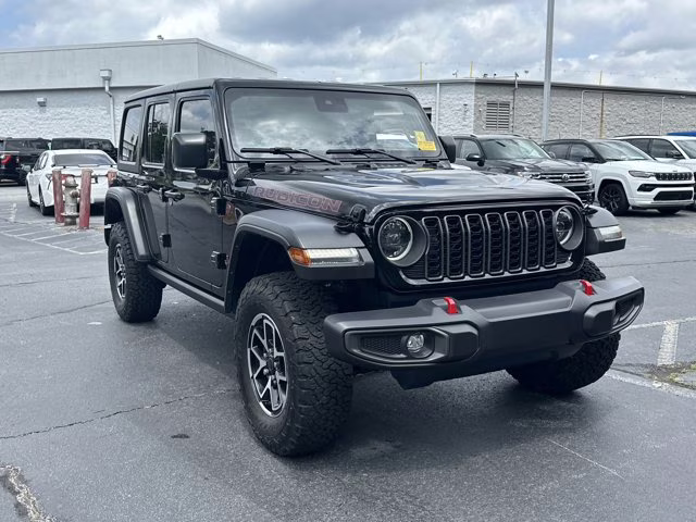 2024 Black Clearcoat Jeep Wrangler Rubicon 4X4 Convertible