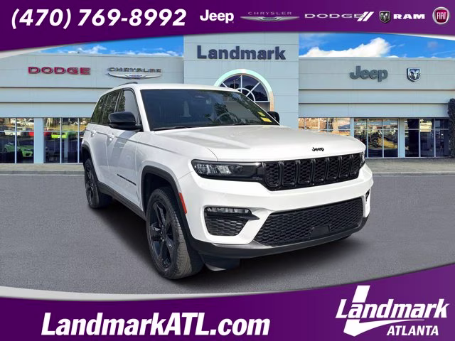 2024 Bright White Clearcoat Jeep Grand Cherokee Limited 4X4 SUV