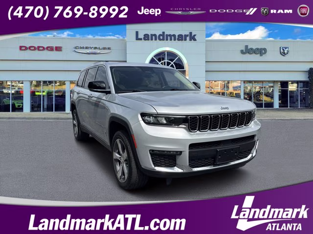 2022 Silver Jeep Grand Cherokee L Limited RWD SUV