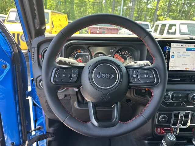 2025 Hydro Blue Pearl Coat Jeep Wrangler Rubicon X 4X4 Convertible