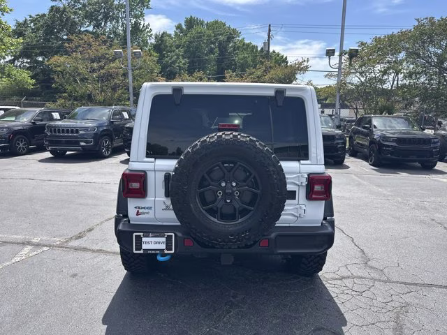 2024 Bright White Clearcoat Jeep Wrangler 4xe Willys 4X4 Convertible