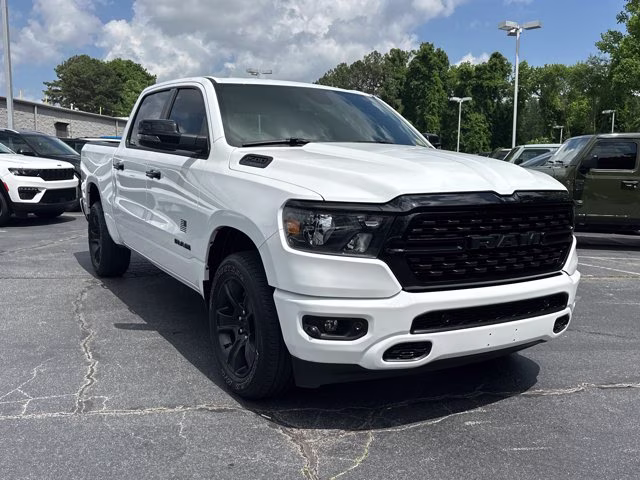 2023 Bright White Clearcoat Ram 1500 Big Horn 4X4 Truck