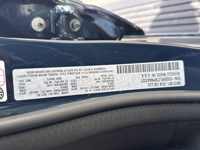 2023 Patriot Blue Pearlcoat Ram 1500 Laramie 4X4 Truck