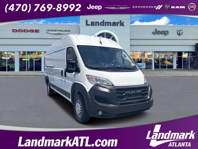 2025 Bright White Clearcoat Ram ProMaster Cargo Van Tradesman FWD Van