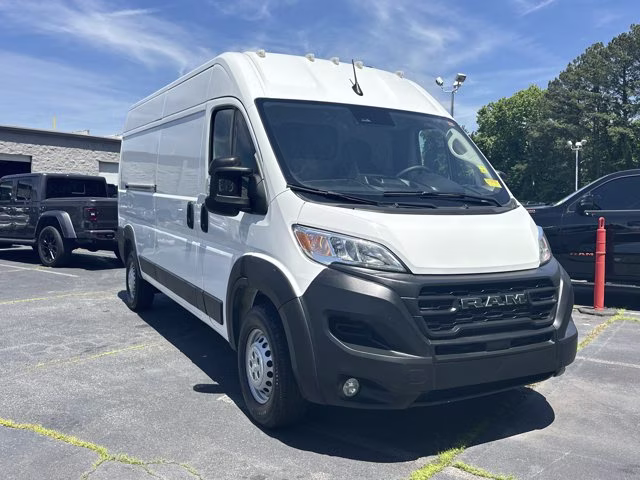 2025 Bright White Clearcoat Ram ProMaster Cargo Van Tradesman FWD Van