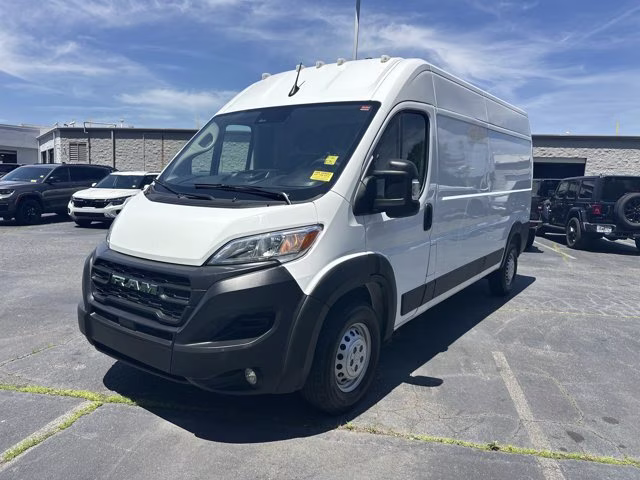 2025 Bright White Clearcoat Ram ProMaster Cargo Van Tradesman FWD Van
