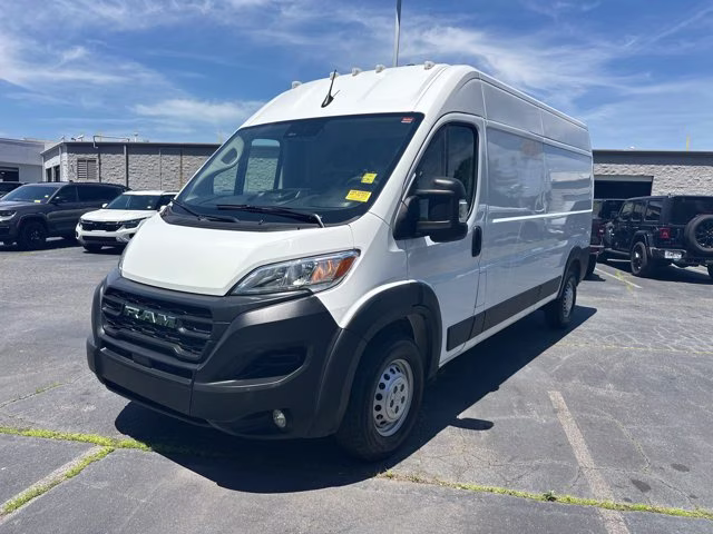 2025 Bright White Clearcoat Ram ProMaster Cargo Van Tradesman FWD Van