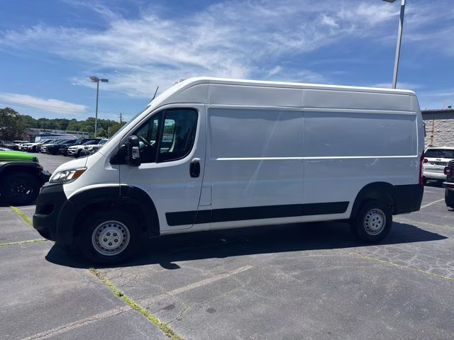 2025 Bright White Clearcoat Ram ProMaster Cargo Van Tradesman FWD Van