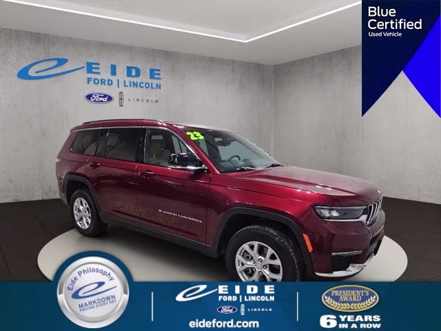 2023 Velvet Red Pearlcoat Jeep Grand Cherokee L Limited 4X4 SUV