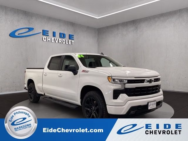 2024 Summit White Chevrolet Silverado 1500 RST 4X4 Truck