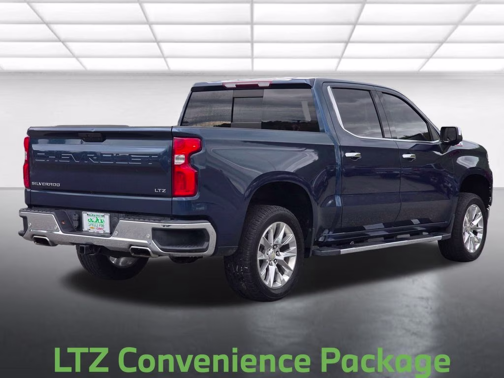 2019 Northsky Blue Metallic Chevrolet Silverado 1500 LTZ 4X4 Truck