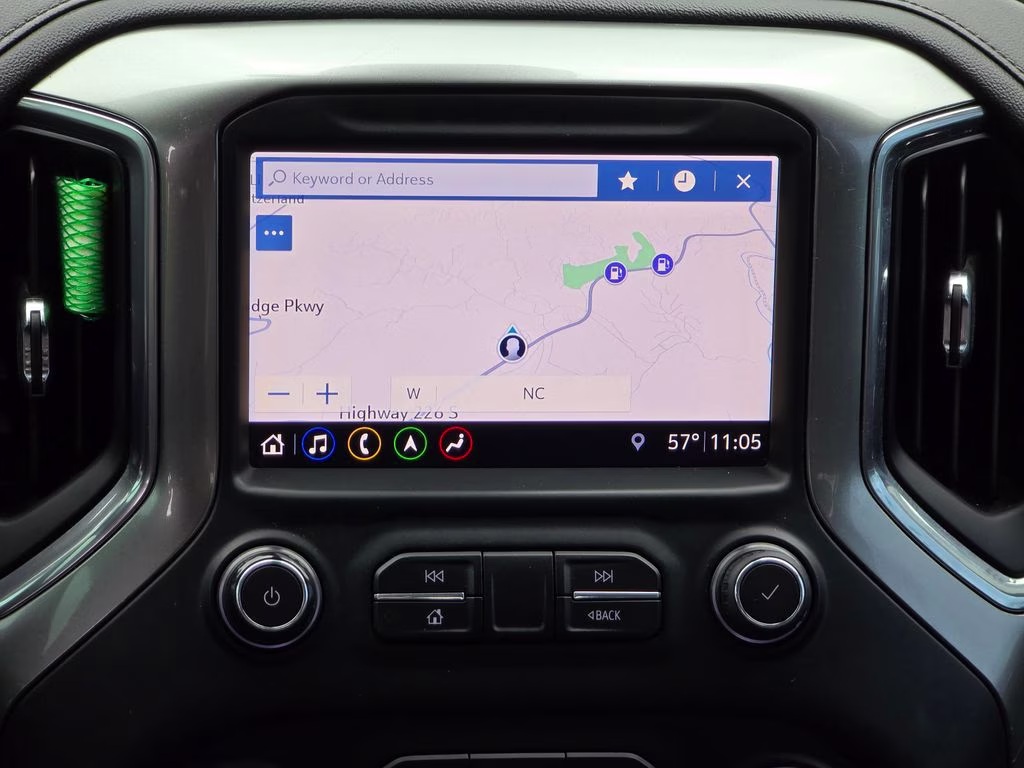 2019 Northsky Blue Metallic Chevrolet Silverado 1500 LTZ 4X4 Truck