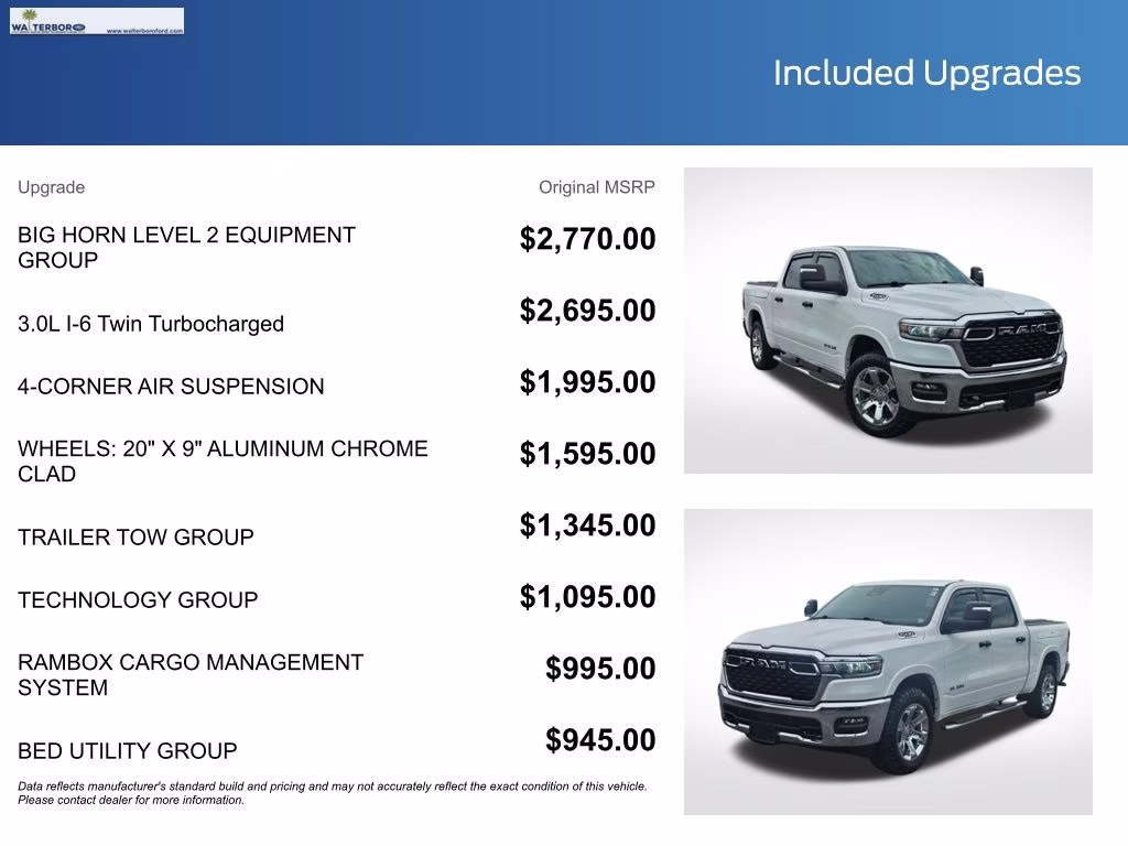 2025 Bright White Clearcoat Ram 1500 Big Horn/Lone Star 4X4 Truck