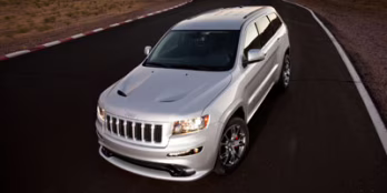 2012 Bright Silver Metallic Clearcoat Jeep Grand Cherokee SRT8 4X4 SUV