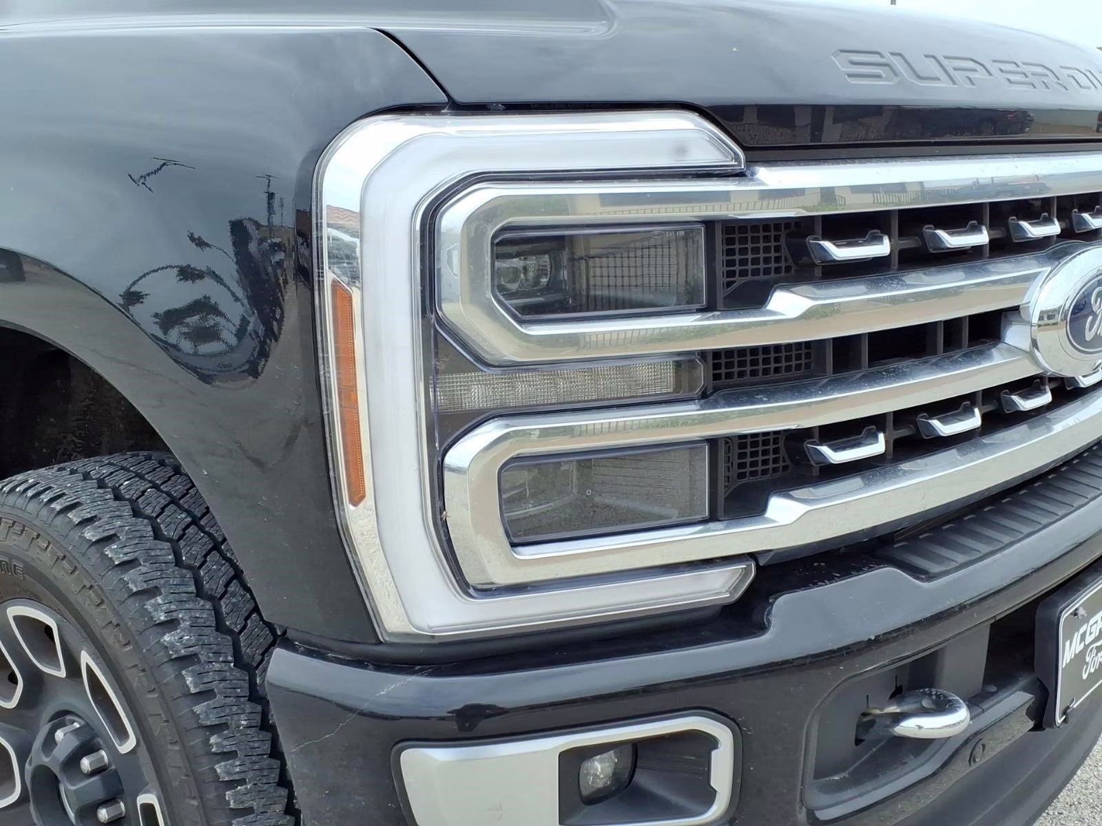 2024 Black Metallic Ford Super Duty F-350 SRW Platinum 4X4 Truck