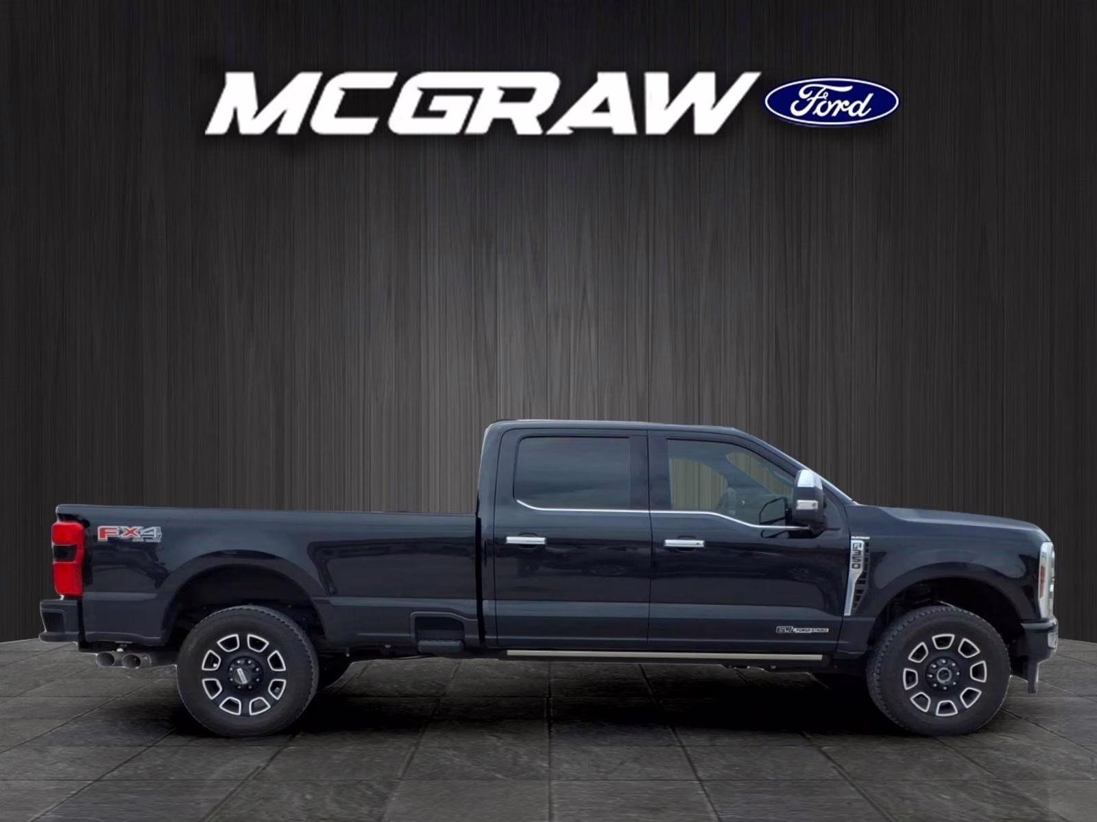 2024 Black Metallic Ford Super Duty F-350 SRW Platinum 4X4 Truck