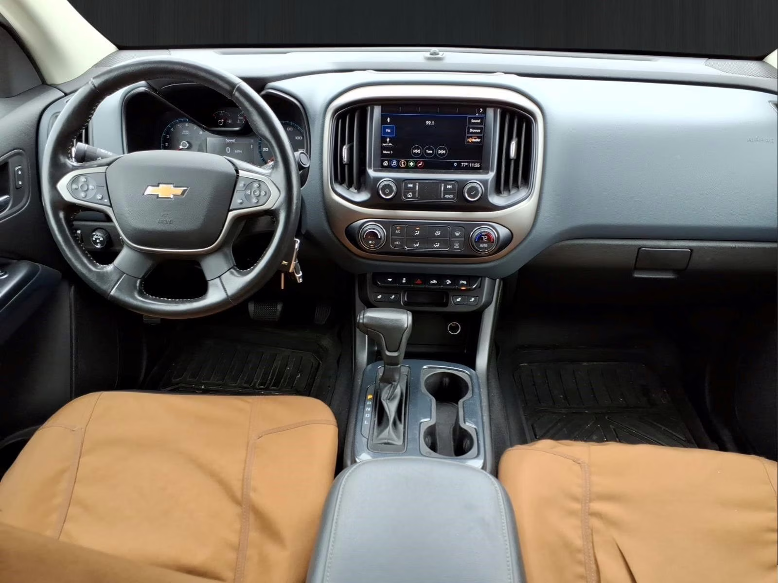 2021 Black Chevrolet Colorado Z71 4X4 Truck