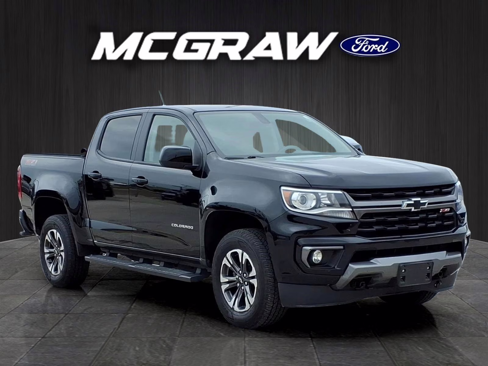 2021 Black Chevrolet Colorado Z71 4X4 Truck