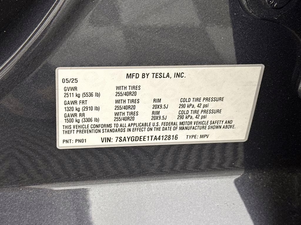 2026 Gray Tesla Model Y AWD SUV