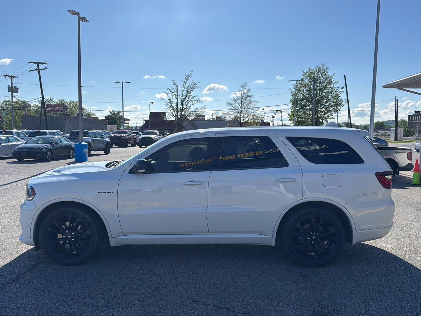 2020 White Knuckle Clearcoat Dodge Durango R/T AWD SUV