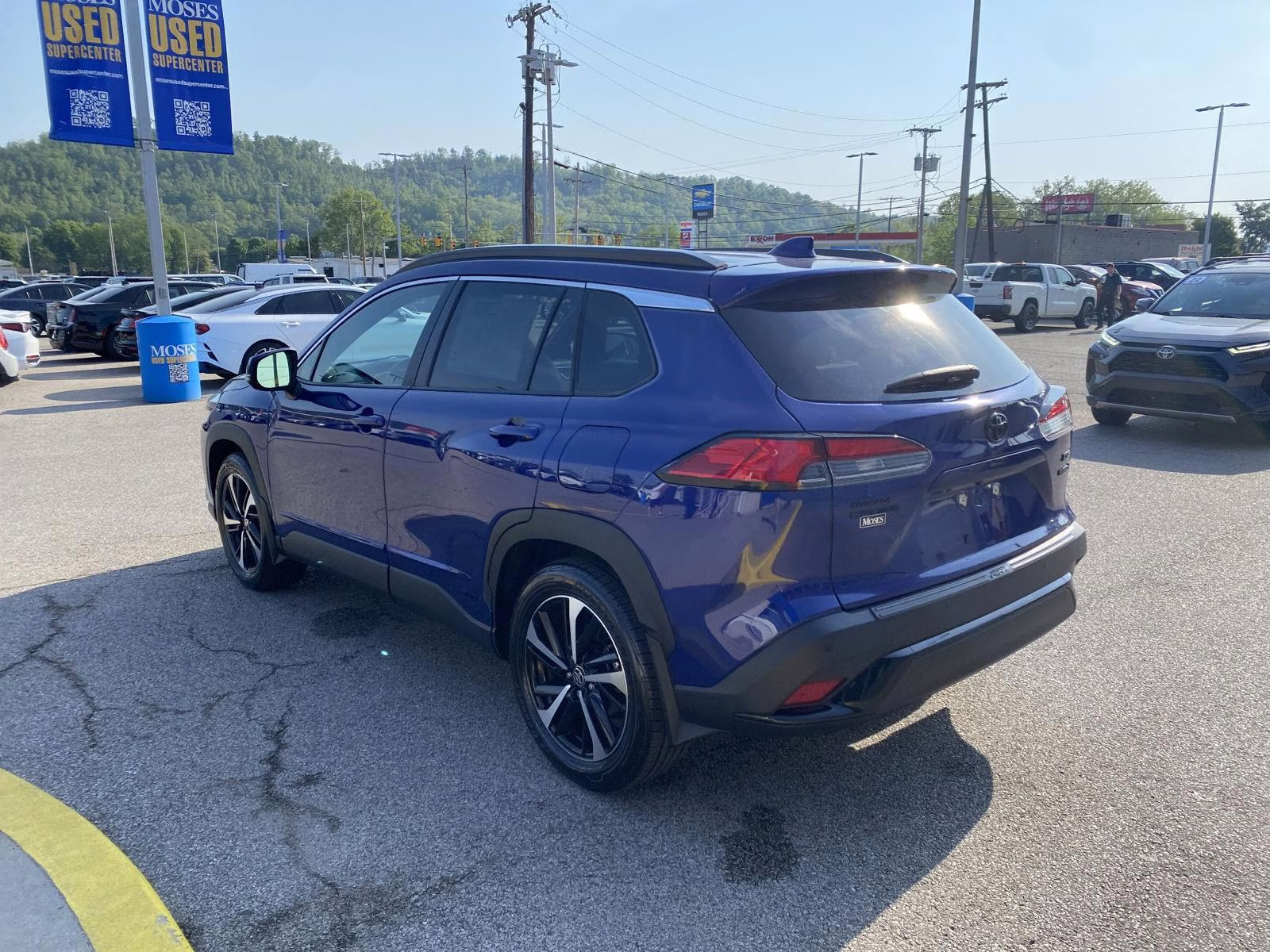 2024 Blue Crush Metallic Toyota Corolla Cross Hybrid XSE AWD SUV