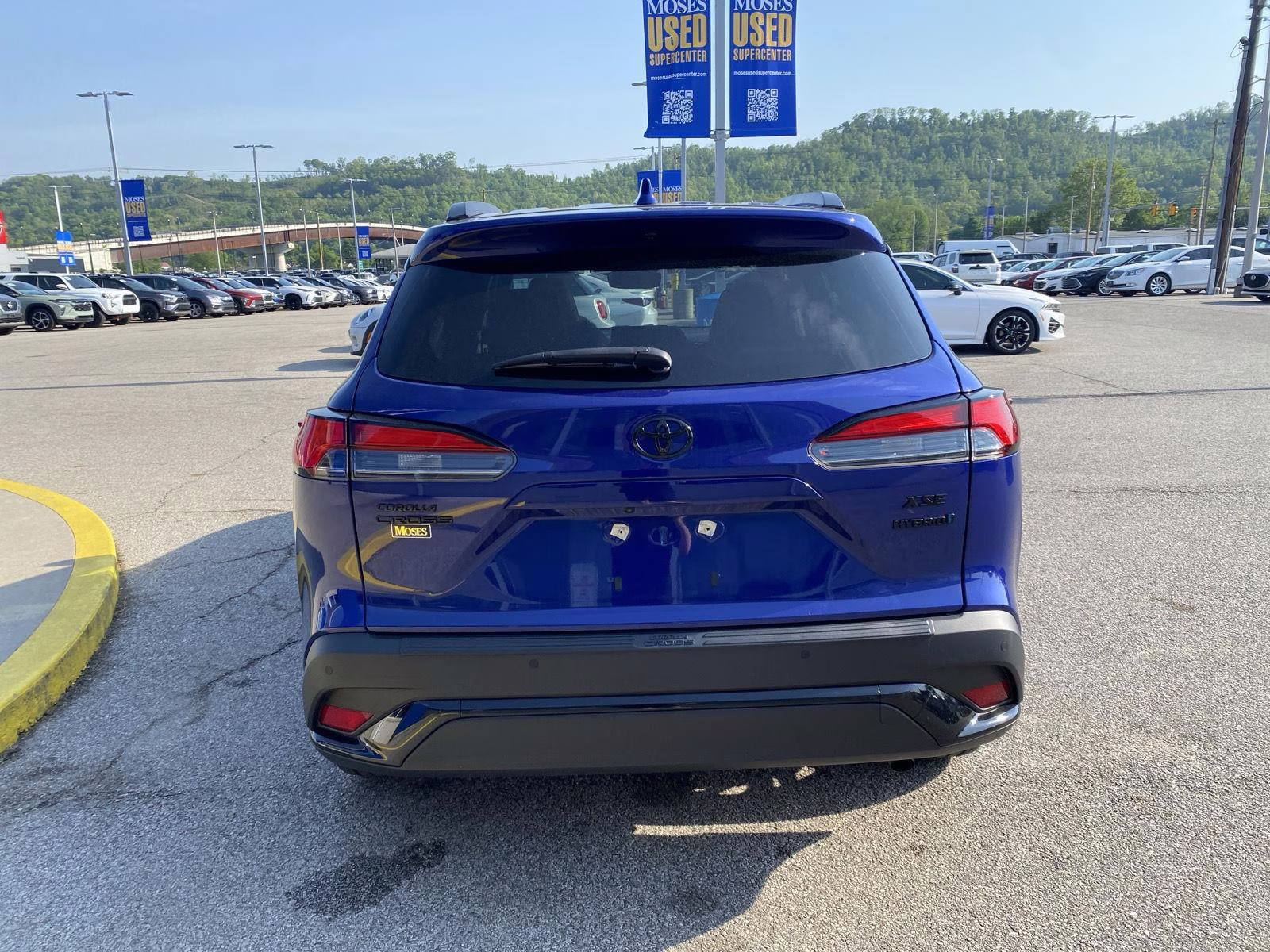 2024 Blue Crush Metallic Toyota Corolla Cross Hybrid XSE AWD SUV