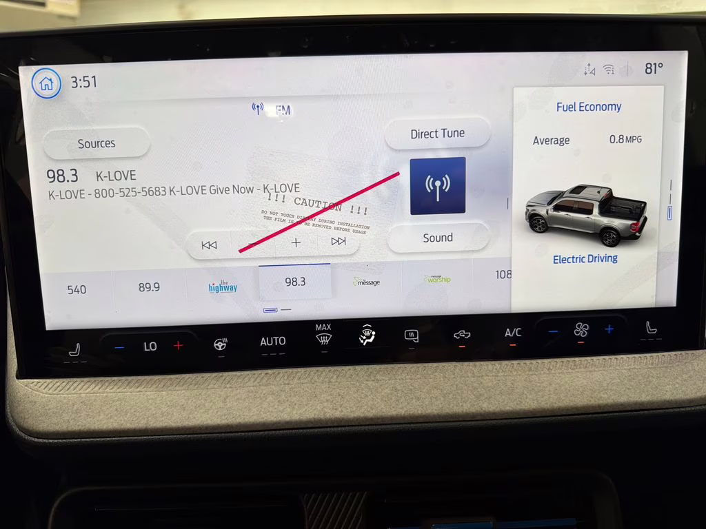 2026 OXFORD WHITE Ford Maverick XLT FWD Truck