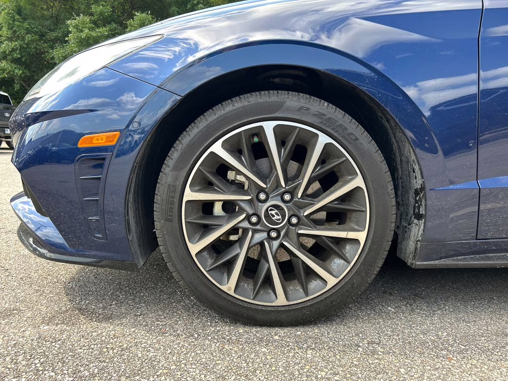 2022 Stormy Blue Hyundai Sonata Limited FWD Sedan