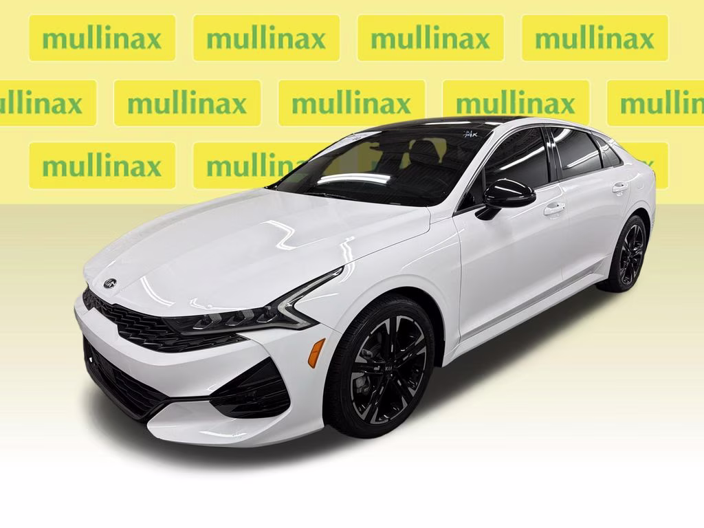 2021 Glacial White Pearl Kia K5 GT-Line FWD Sedan