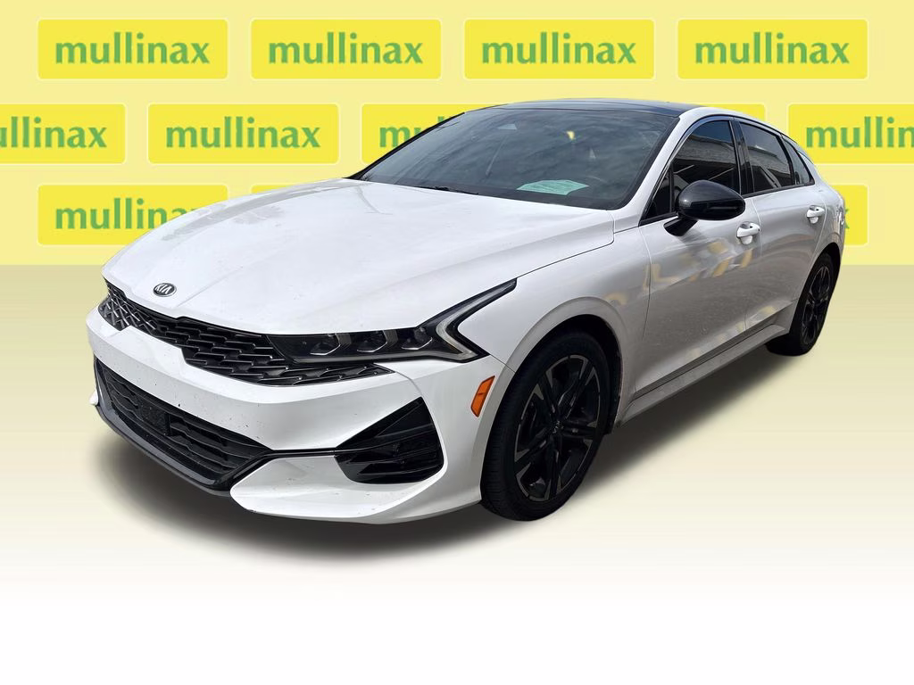 2021 Glacial White Pearl Kia K5 GT-Line FWD Sedan
