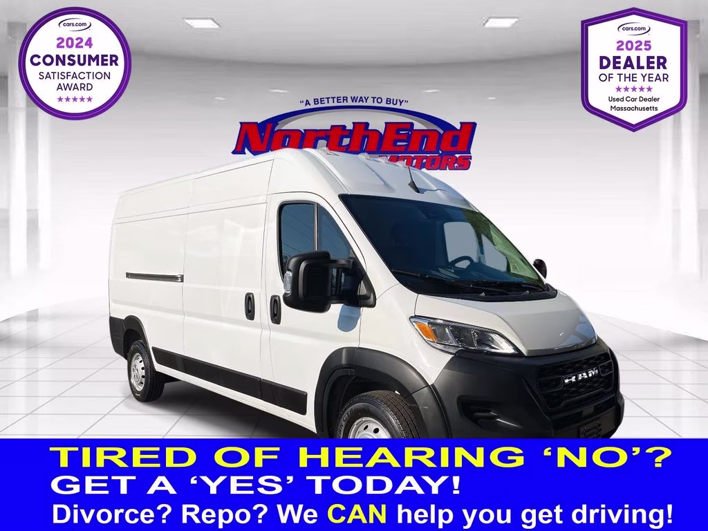 2023 Bright White Clearcoat Ram ProMaster 2500 High Roof FWD Van