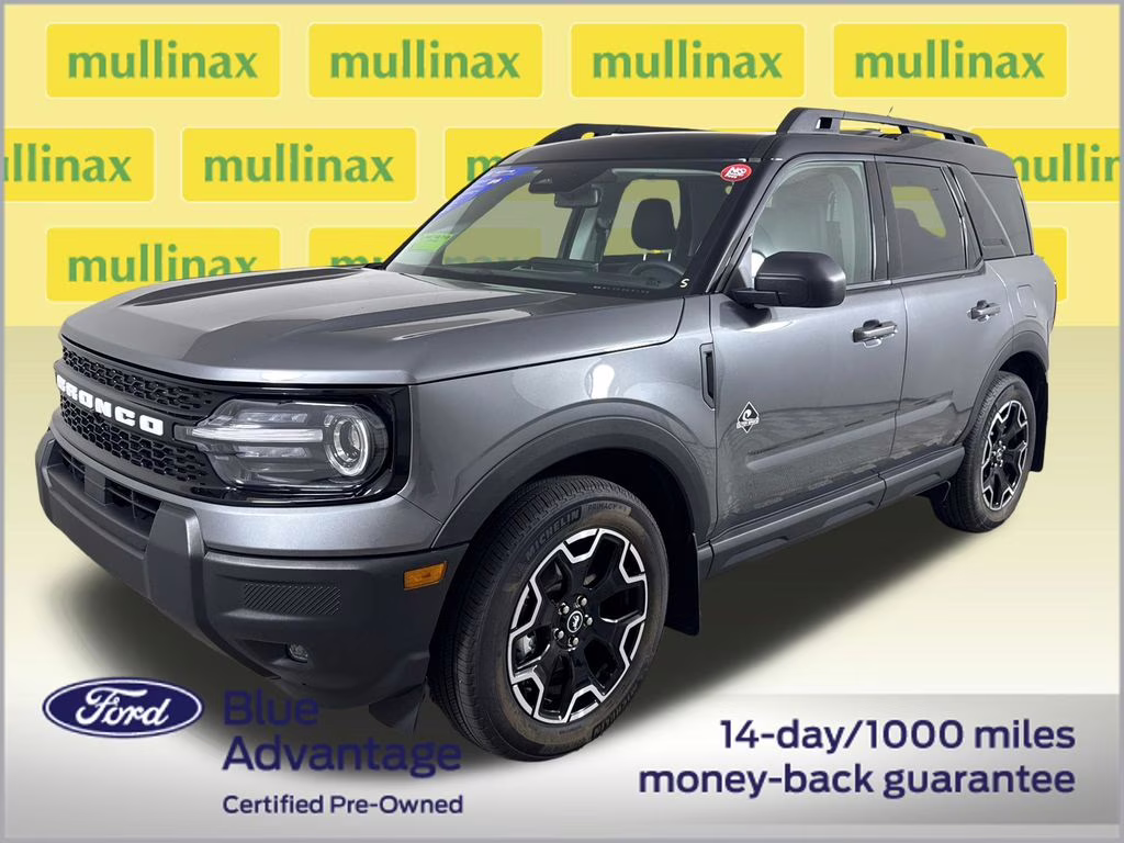 2025 Carbonized Gray Metallic Ford Bronco Sport Outer Banks 4X4 SUV