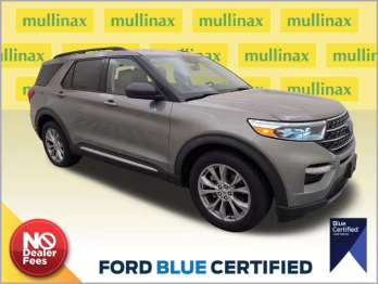 2020 Silver Spruce Metallic Ford Explorer XLT RWD SUV
