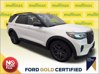 2025 Star White Metallic TC Ford Explorer ST 4X4 SUV