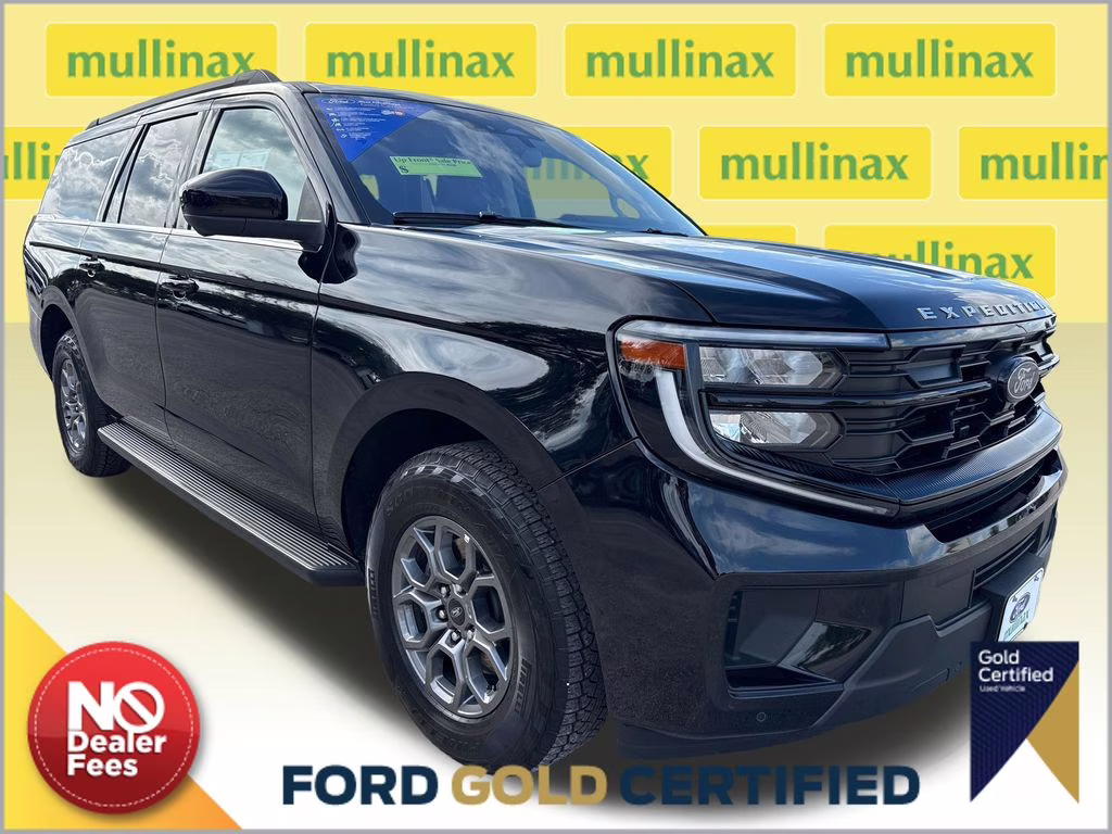 2025 Agate Black Metallic Ford Expedition Max Active RWD SUV