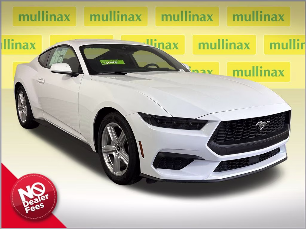 2026 Oxford White Ford Mustang EcoBoost RWD Coupe