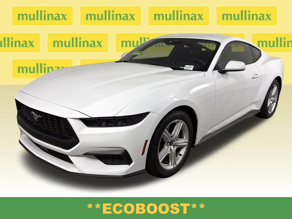 2026 Oxford White Ford Mustang EcoBoost RWD Coupe