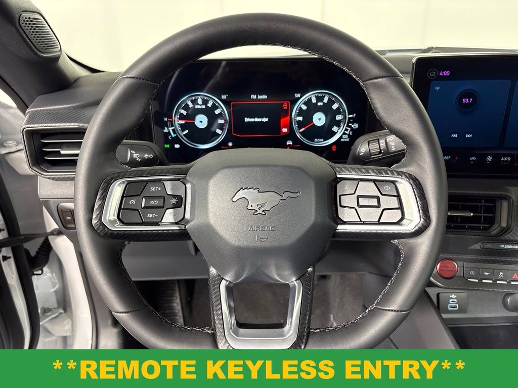 2026 Oxford White Ford Mustang EcoBoost RWD Coupe