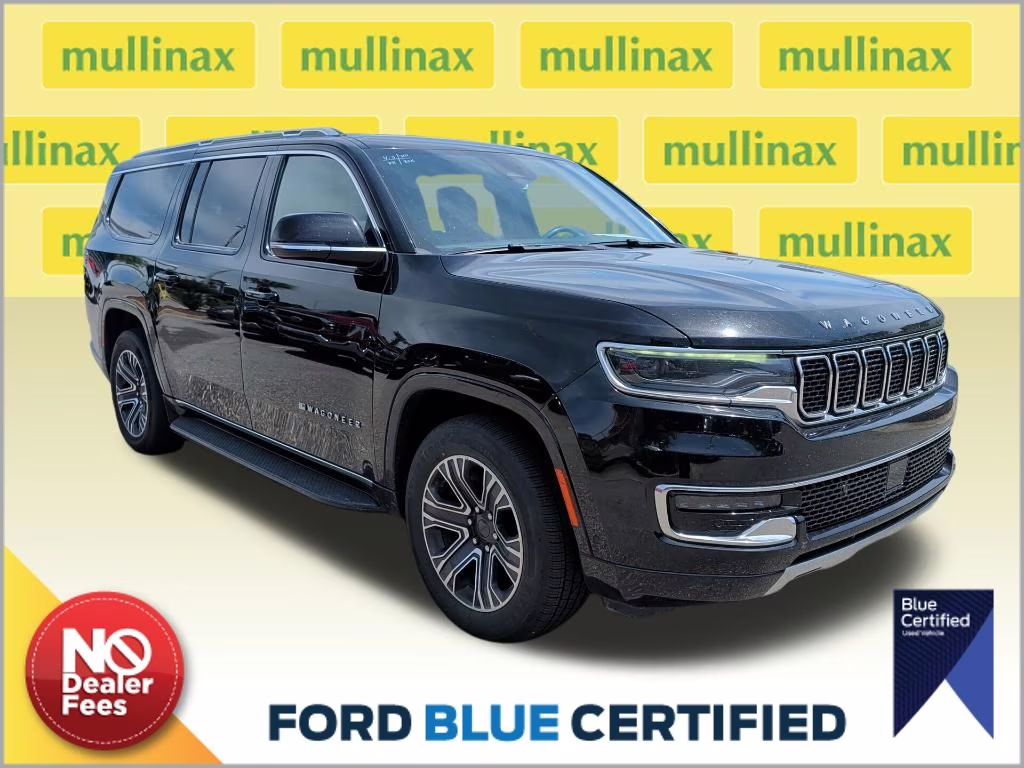 2023 Diamond Black Crystal Pearlcoat Jeep Wagoneer L Series II RWD SUV