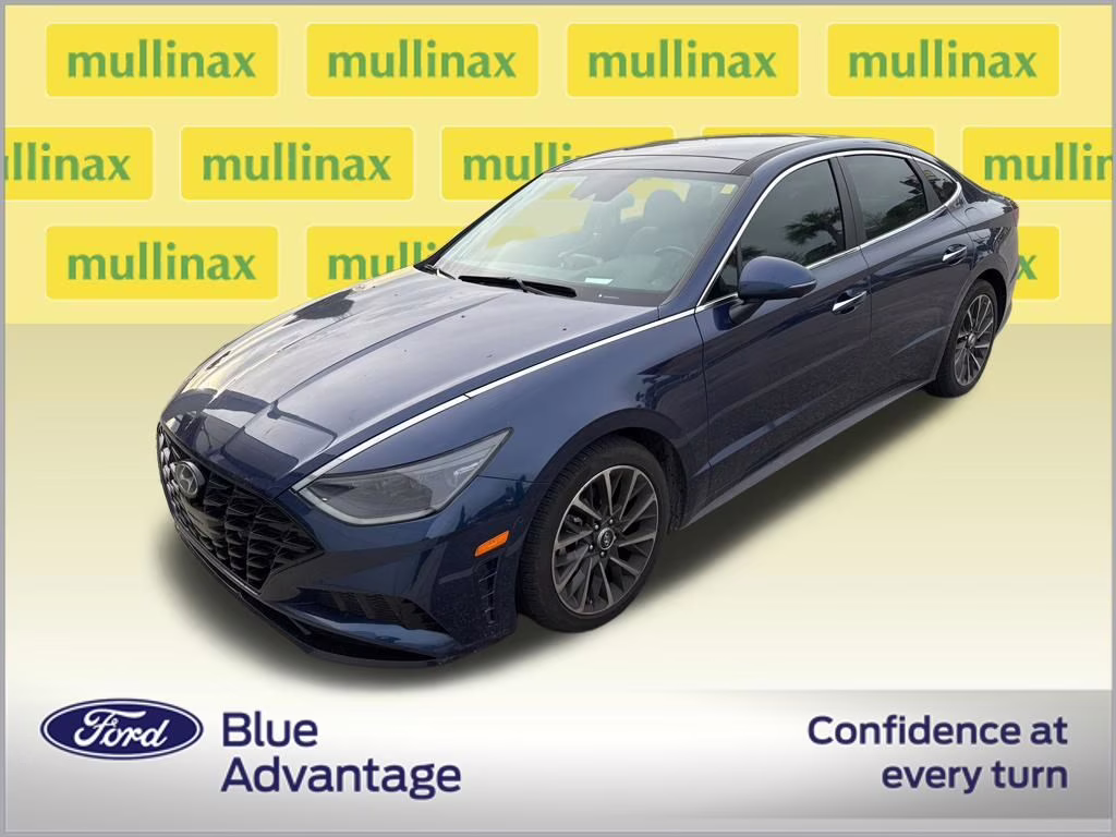 2022 Stormy Blue Hyundai Sonata Limited FWD Sedan