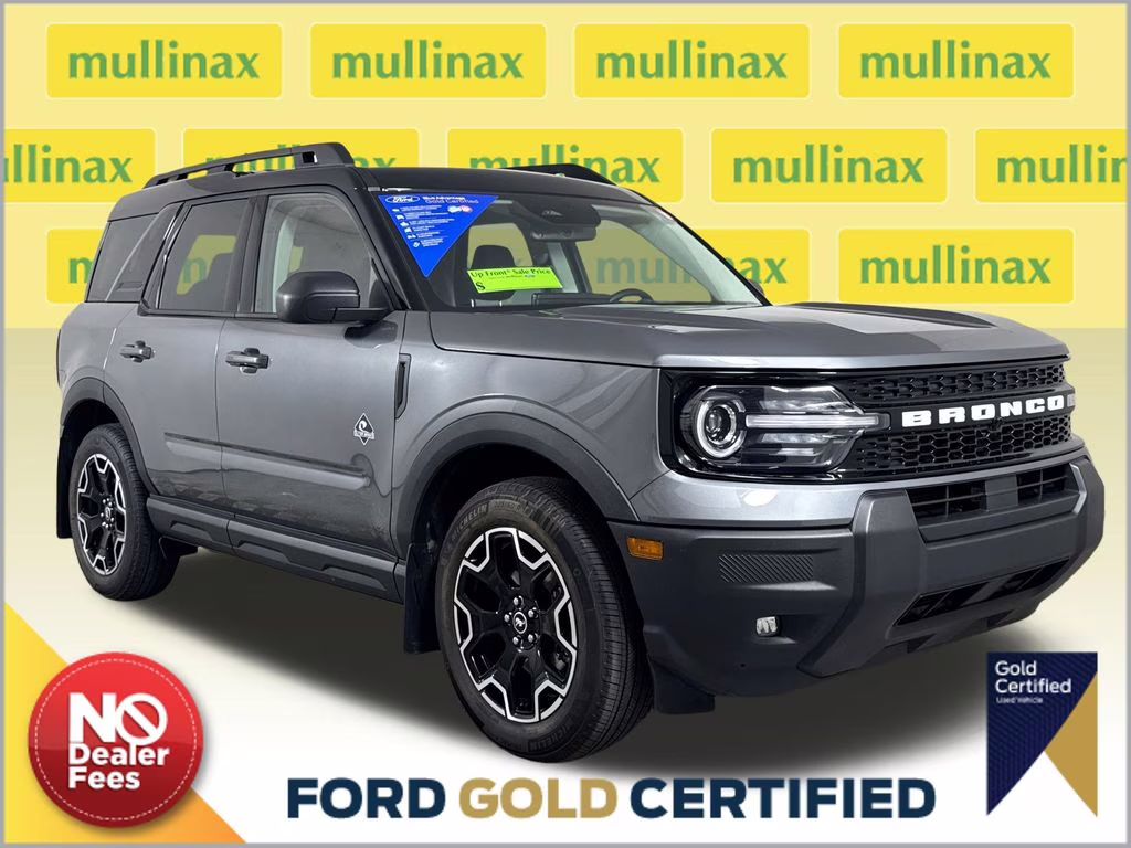 2025 Carbonized Gray Metallic Ford Bronco Sport Outer Banks 4X4 SUV