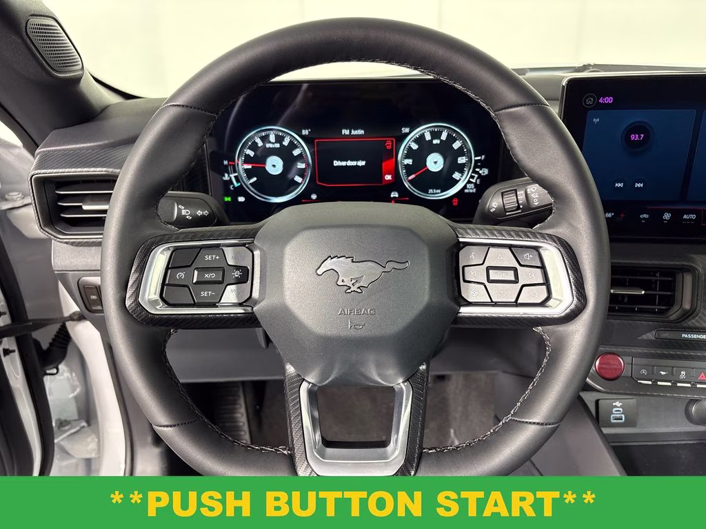 2026 Oxford White Ford Mustang EcoBoost RWD Coupe