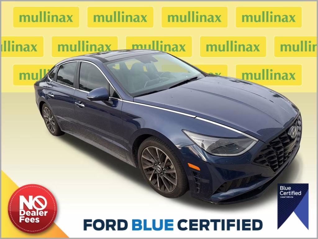 2022 Stormy Blue Hyundai Sonata Limited FWD Sedan