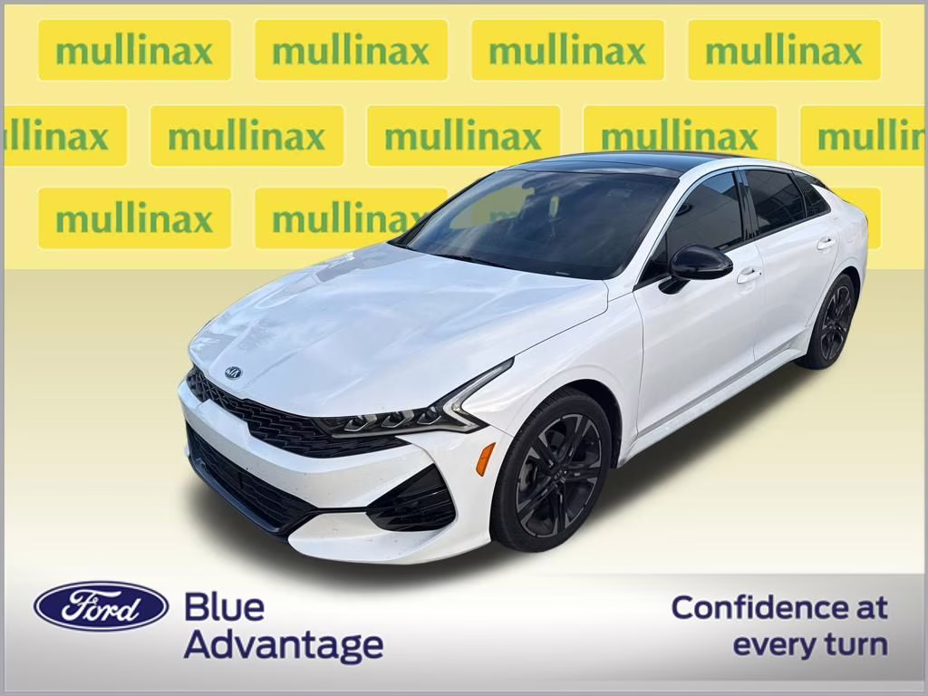 2021 Glacial White Pearl Kia K5 GT-Line FWD Sedan