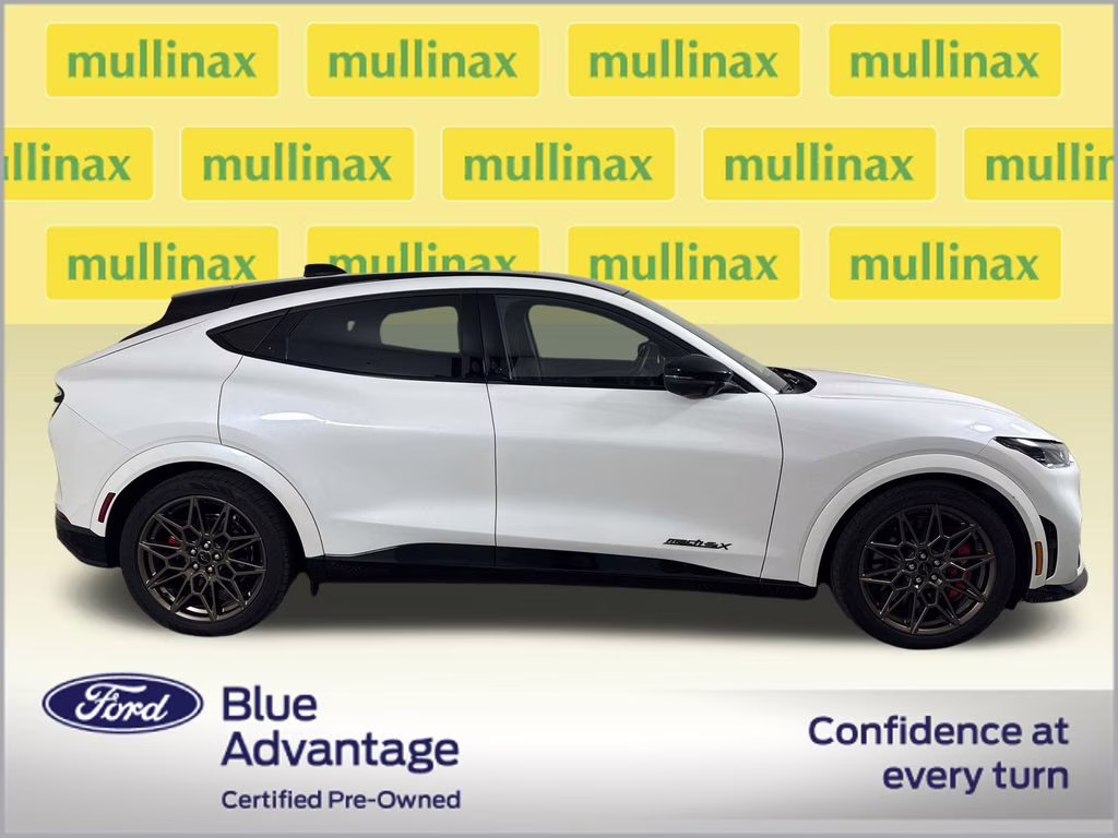2025 Star White Metallic Tri-Coat Ford Mustang Mach-E GT AWD SUV