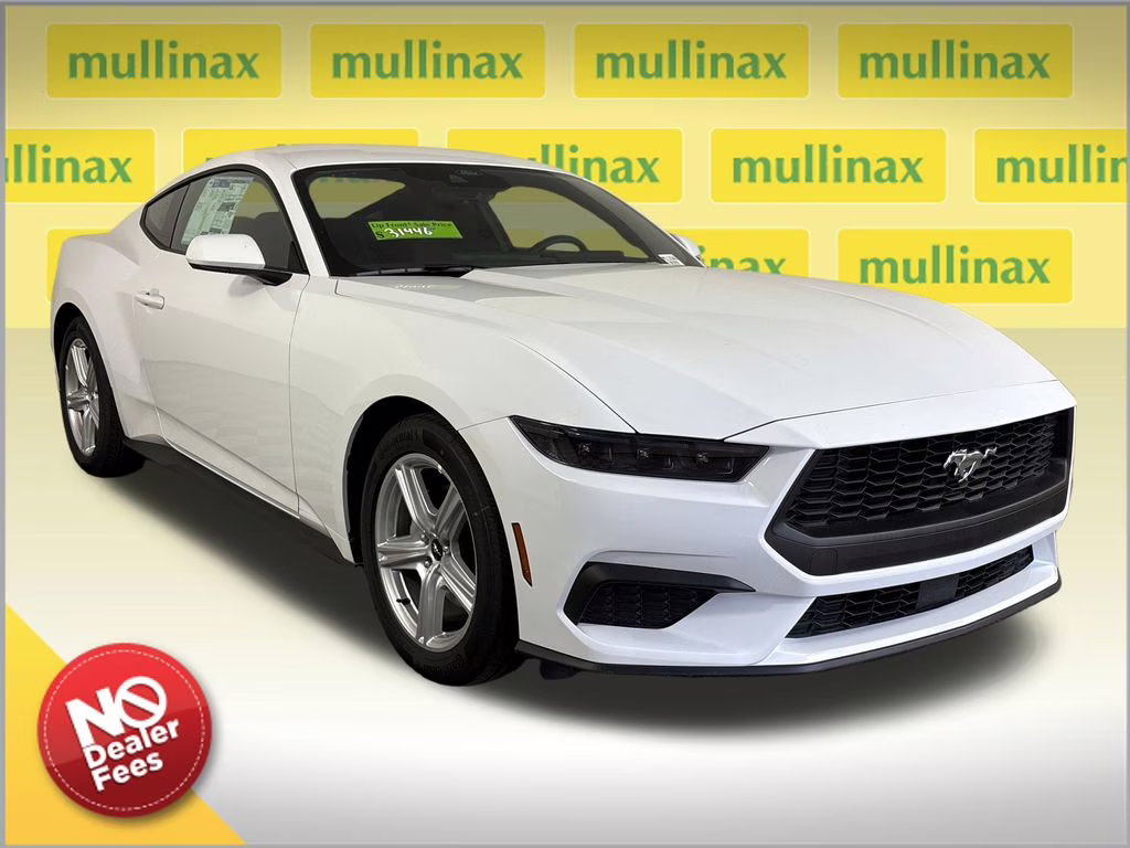 2026 Oxford White Ford Mustang EcoBoost RWD Coupe