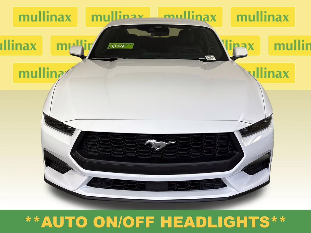 2026 Oxford White Ford Mustang EcoBoost RWD Coupe