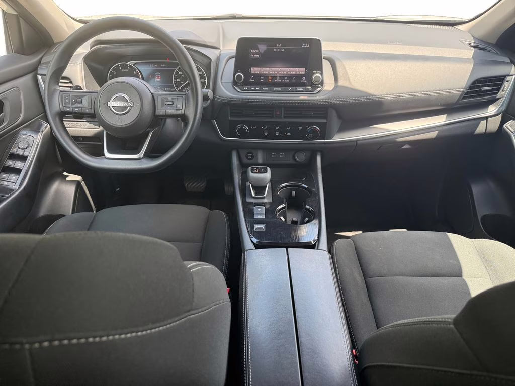 2024 Glacier White Nissan Rogue S FWD SUV