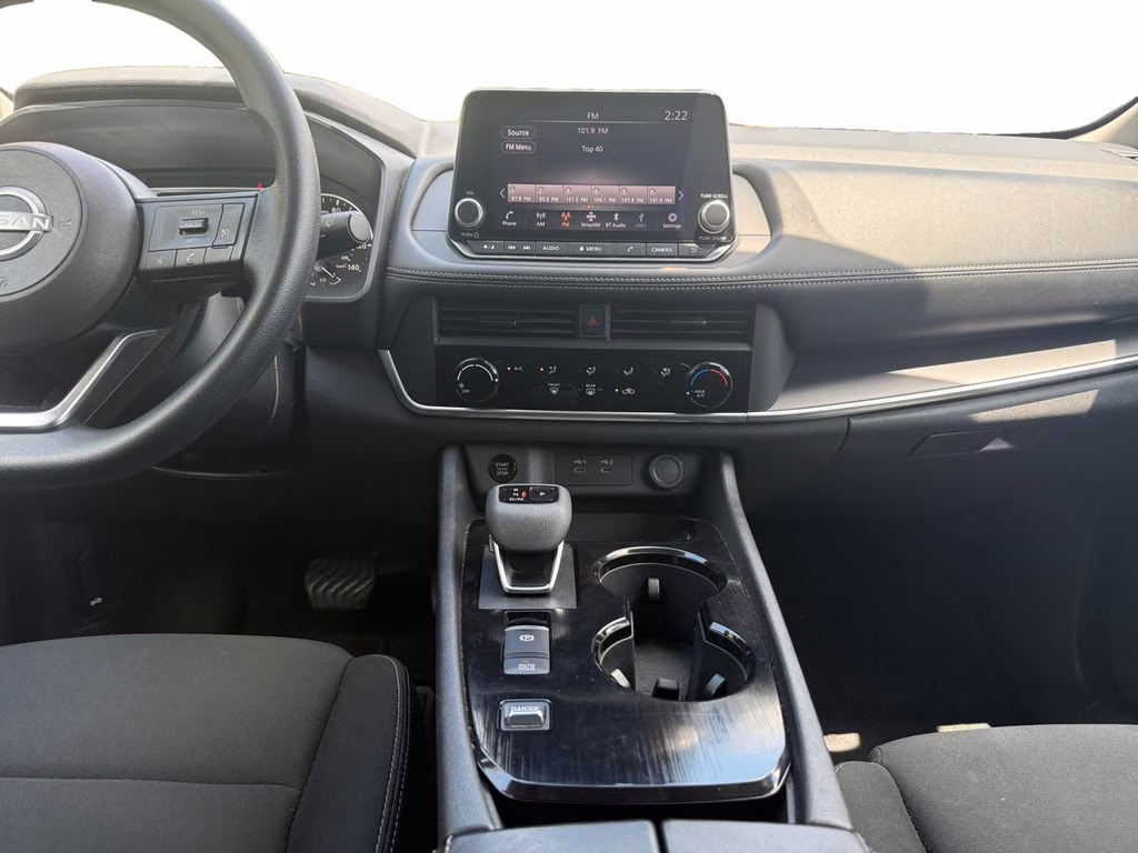 2024 Glacier White Nissan Rogue S FWD SUV